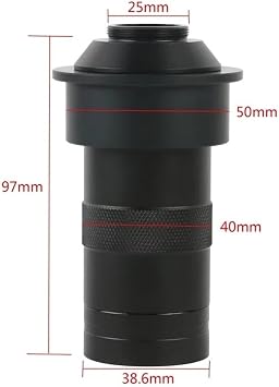 Microscope Kit 5.0MP CMOS USB 3.0 High Speed HD USB Industry Digital Video Microscope Camera 23.2mm Adapter C-Mount for Biological Microscope Microscope Lens Adapters(100X)