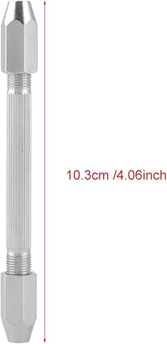 Miniatura 4 de Tornillo de doble extremo, 4.1 in HSS10 PCS Twist Drill Bit para herramienta de reparación de reloj de joyería