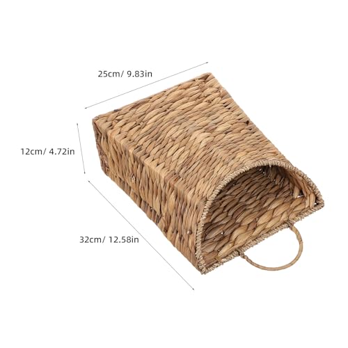 Cesta colgante de ratán para decorar las paredes de tu jardín con estilo 3