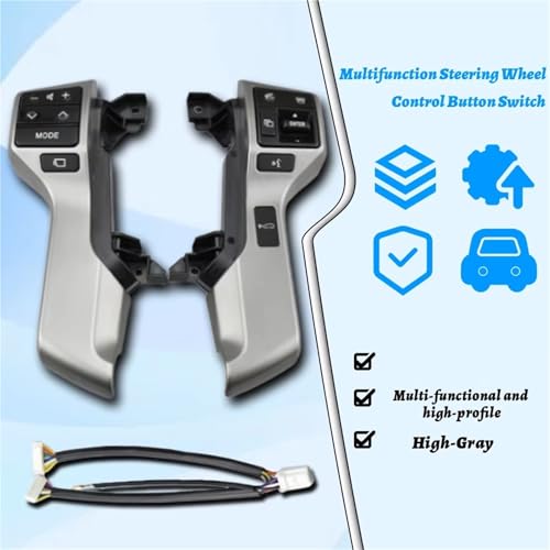 Bouton commande volant Toyota Prado GRJ150L ajustement audio précis - 2