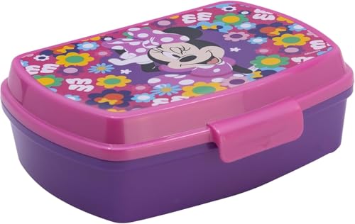 arlis Boîte à goûter Minnie en Pvc - Lunch repas Minnie (Boîte à goûter Minnie)
