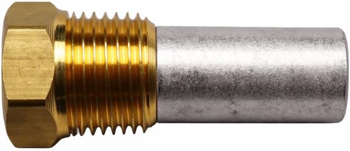 Engine Zinc Anode 3/8 NPT x 1" Compatible with 130-4434 Onan Marine Generator Fit MDKBM, MDKDS, MDKBR, MDKDR, MDKDL, MDKDN, MDKAZ, MDKBN (2)