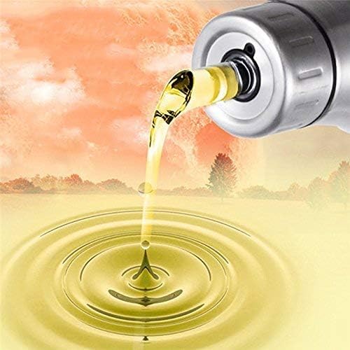 Image of Stainless Steel Oil Dispenser | Oil Bottle Without Handel (Pot) 1 Litre (350 ml)