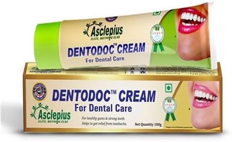 Dentodoc Cream Oral Care Solution for Bleeding Gums, Sensitivity Relief, Enamel Strengthening, and Pain-Free Dental Health- 100 gm