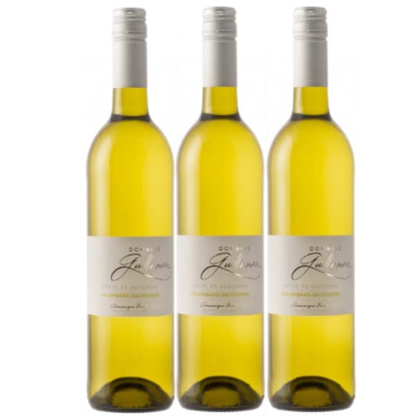 Côte de Gascogne IGP 2023 "Colombard - Sauvignon" 11,5%, 3 x 75cl.