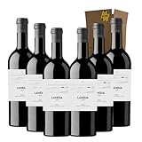 Landua - Ideal para Maridar con Carne y Comida Mediterránea - Pack 6 Botellas 75cl