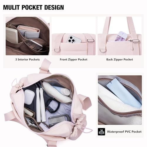 Small Gym Bag for Women 2 Set Mini Gym Duffle Bag with Wet Compartment and Coin Wallet, Gym Tote Bag for Workout/Sport/Travel3