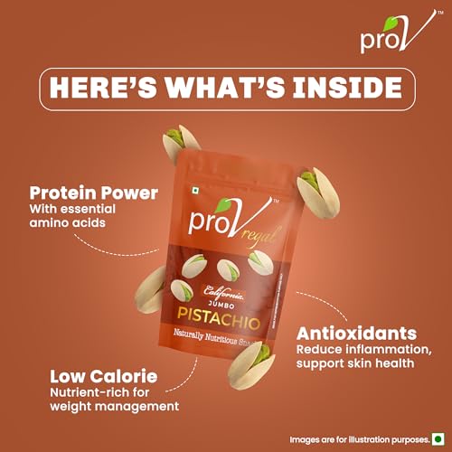 Image of ProV Regal - California Pistachios 200g | Jumbo Pistachios | Sourced from California | Lightly Roasted and Salted | Crunchy and Tasty | Crack open protein snack