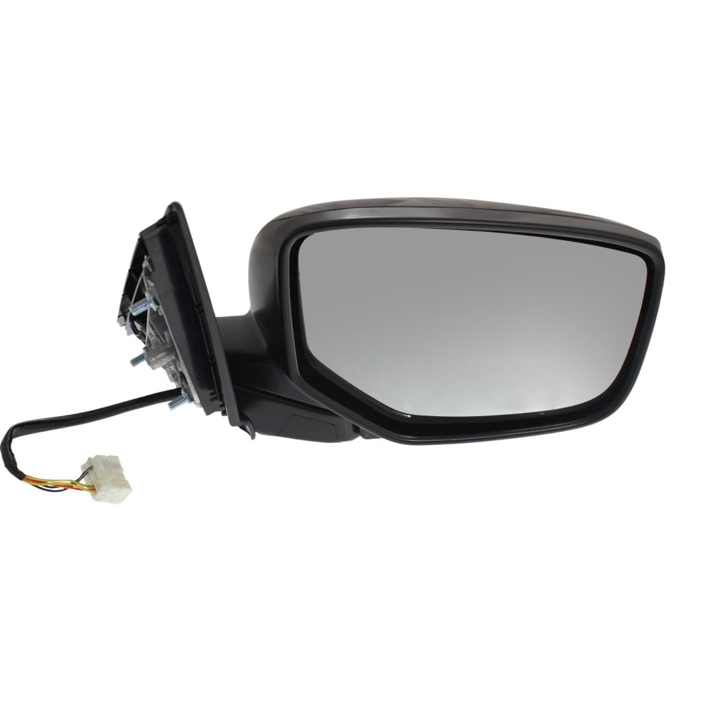 Driver Side Mirror Assembly Electric Adjustment Heated No Memory Black Compatible With 2013-2014 Acura ILX AC1320116