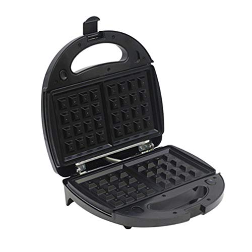 3-in-1 Sandwich Maker Kontakt Grill Waffeleisen - Leistung: 750 Watt, 3 Austauschbare Aluminium-Grillplatten, Antihaftbeschichtung, rutschfest,