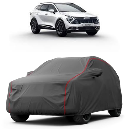 Image of Heavy-Duty Car Cover for Compatible with Kia Sportage (2021 to 2025 All Models) Deluxe Car Protection Cover - Waterproof & UV-Resistant All-Season Exterior Protection