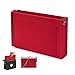 Joqixon Handtaschen Organizer, Taschenorganizer Filz Innentasche für Handtaschen Bag in Bag mit Reißverschluss, Rot, L