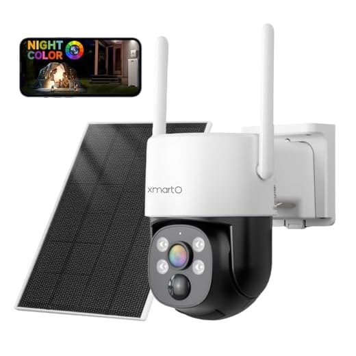 xmartO Solar Powered Security Camera