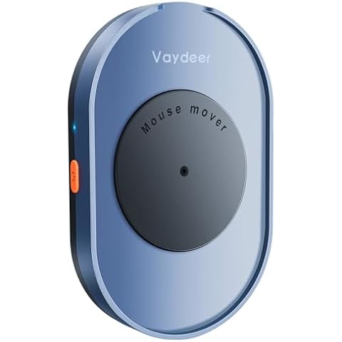 Vaydeer Undetectable Mouse Mover, M4 Mouse Jiggler Device with ON/Off Switch, Driver-Free Shaker Wiggler Mouse Movement Simulation for Computer Awakening, Gift Ideal for Men/Women Cover
