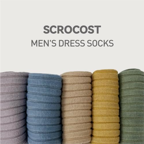 Mens Dress Socks - Comfort Cotton Crew Socks for Men (10 Pack)3