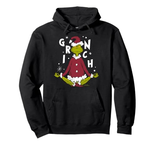 Grinch Pullover 30 Grinch - Meditations Pose Pullover Hoodie