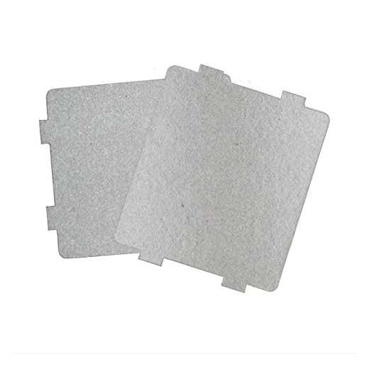 2 pcs microondas horno partes Slice de mica Super de grosor aislamiento de calor accesorios, cubierta de guía de onda para Frigidaire 5304464061