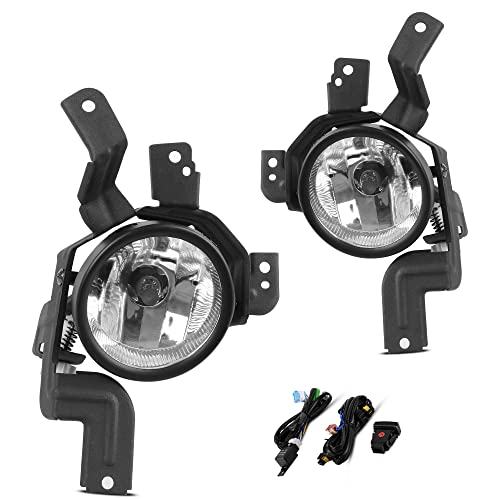 AUTOSAVER88 Fog Lights Compatible with 2007 2008 2009 CRV 07 08 09 Fog Lamps (Clear Lens with H11 12V 55W Bulbs & Wiring Harness)