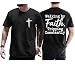 Christian Shirts for Men, Faith Tshirts for Women, Walking by Faith Tripping Constantly T-Shirt, Funny Religious Tee Black