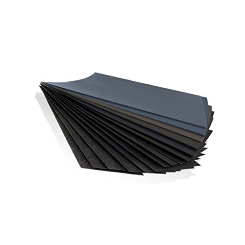 Sandpaper,Assorted Grit Sandpaper for Wood Furniture Finishing, Metal Sanding and Automotive Polishing, Dry or Wet Sanding, 9 x 3.6 Inch, 14-Sheet