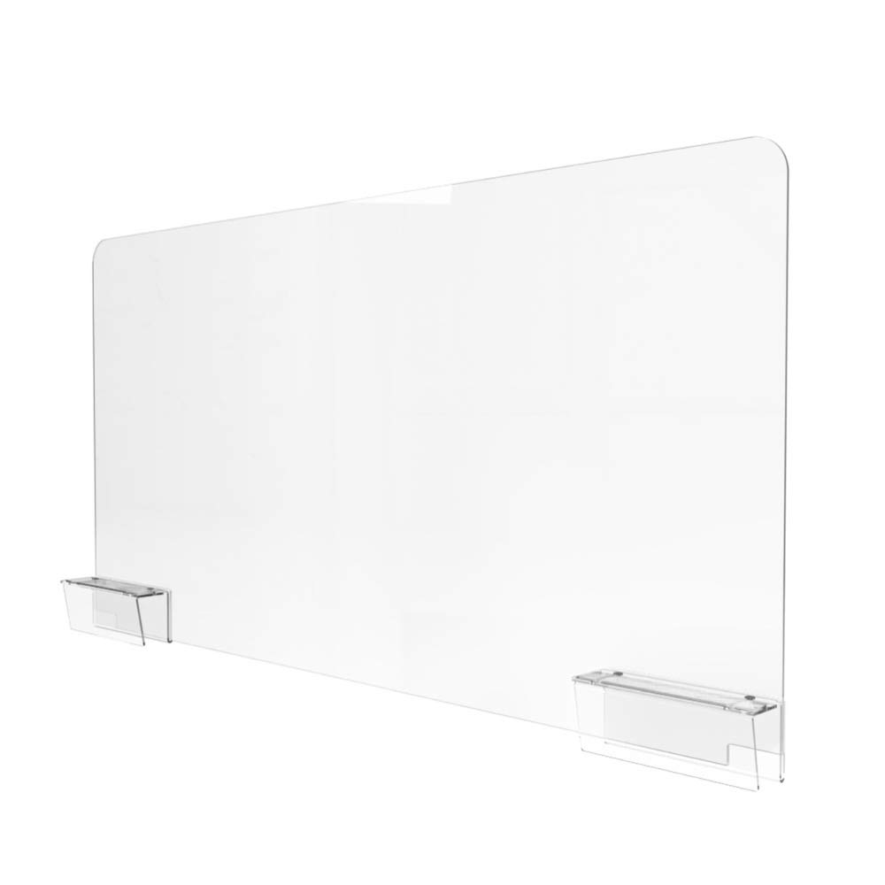 Buy Sneeze Guard for Office Cubicle Wall (48"W x 21"H), Portable