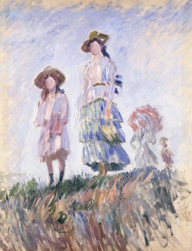 Tableau Claude Monet Balade posters impression toile art mural classique maison 60x90cm