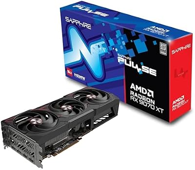 Sapphire 11348-03-20G Pulse AMD Radeon™ RX 9070 XT Gaming Graphics Card with 16GB GDDR6, AMD RDNA 4