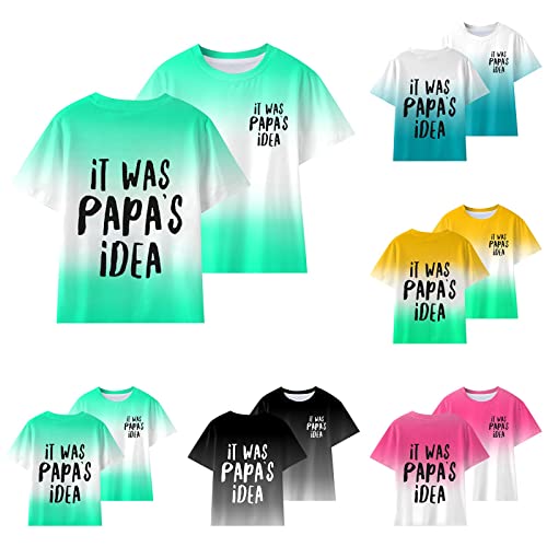 Roupas infantis para meninas, camiseta para meninos, gola redonda, manga curta, tie dye e meninas Ge