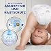 Dodot Sensitive Babywindeln, Größe 3 (6-10 kg), 224 Windeln + 40 Feuchttücher (4 x 10), aquafarben, kunststofffrei, optimaler Hautschutz Dodot , Pack Mensual