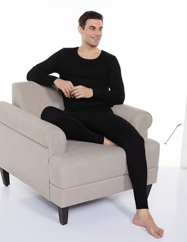 Image of Amazon Brand - Symbol Men Full Sleeve Thermal Top | Winter Wear | Body Warmer Vest