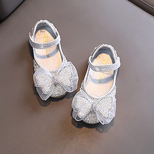 Boot 7 Summer Girls Dance Shoes Princess Dress Performance Shoes Pearl Sequin Ribbon Bow Light Solid Color Elegant and4