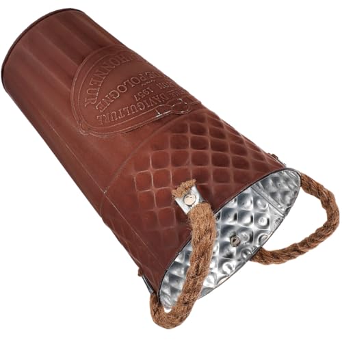 Cabilock Rustikale Metallvase 40cm Vintage Blumenkübel für...