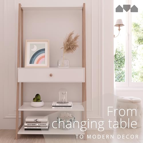 image for Milliard Nursery Dresser and Baby Changing Table with Storage & White 