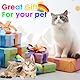 Pinkgarden 4 Stück 39,9 cm Katzenkratzbaum Ersatz - Natürliches Sisalseil Kratzstangen mit M8 Schrauben für Indoor Cat Tower Erneuerung Teile, Einfach zu Montieren Katzenmöbel Nachfüllteile (Weiß)
