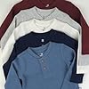 HonestBaby 5-Pack Henley T-Shirts Set 100% Organic... #3