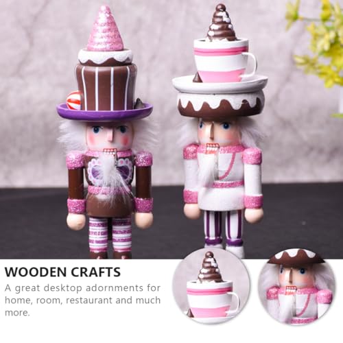 Casse-Noisette de Noël Bois LALAFINA Figurines Soldat 25cm Décoration Table Bureau
