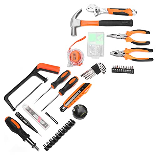 Kit de herramientas hardware 108 piezas con caja negra miniatura 3