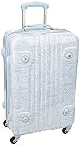 Tommy Hilfiger Tropical Austin Hard Sided Suitcase (White, Large)