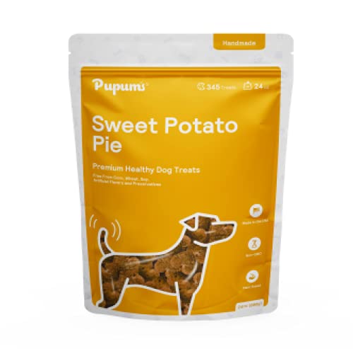 Pupums Sweet Potato Dog Treats Organic Grain Free Non-GMO Highly