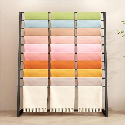 Présentoir à foulards multifonctionnel et portant à pantalons compact