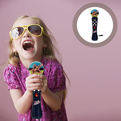 Kinderen Zingen Speelgoed Zingen Microfoon: Kind Navy Draadloze Shining Microfoon Draagbare Handheld Microfoon Speaker… - Image 7