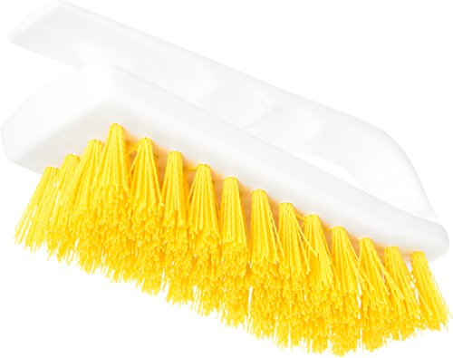 Image of SPARTA 4002404 Ergonomic Iron-Shaped Handle Scrub Brush, 6 inch, Yellow