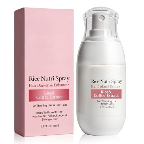 #VerdientProvisionen<br>50ml Reiswasser Haarpflege Spray Reiswasser Spray Rice Serumhaare Für Dickeres Volleres Feuchtigkeitsspende Geschenk für Männer Frauen Für Trockenes Krauses Haar