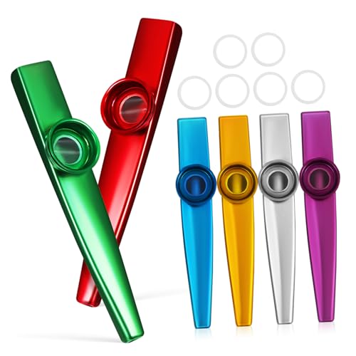 BESPORTBLE Beginner Kazoos 6-piece Kazoo Set for Boys and Girls Adults for Parties and Musical Exploration
