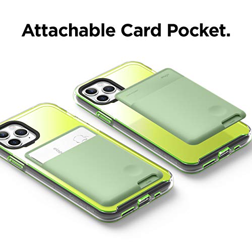 Elago Phone Card Holder - Secure Wallet, Ultra Slim For Back Of Phone, 3M Adhesive Id Iphone, Galaxy And Most Smartphones [Pastel Green] #TOP1