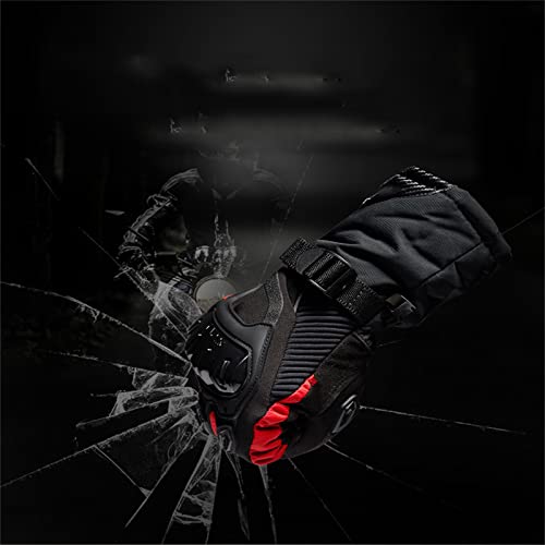 Luvas de inverno para motocicleta, luvas de ciclismo impermeáveis e quentes para todas as estações,