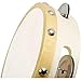 Handheld Tambourine Drum Set Cowhide Leather Head Wooden Frame Percussion Tambourine 6 8 10 Inch Hand Drum for Music Practice Ensemble Rehearsal Stage Performance