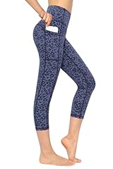 Yogacapris-blue Leopard Print