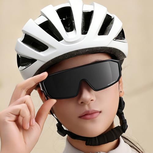 Lunettes de soleil cyclisme route surdimensionnées ajustement sur lecture - 3