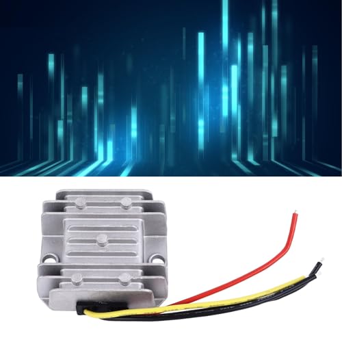 Conversor de tensão CC 24 V para 12 V 10 A transformador de carro de saída estável de alumínio